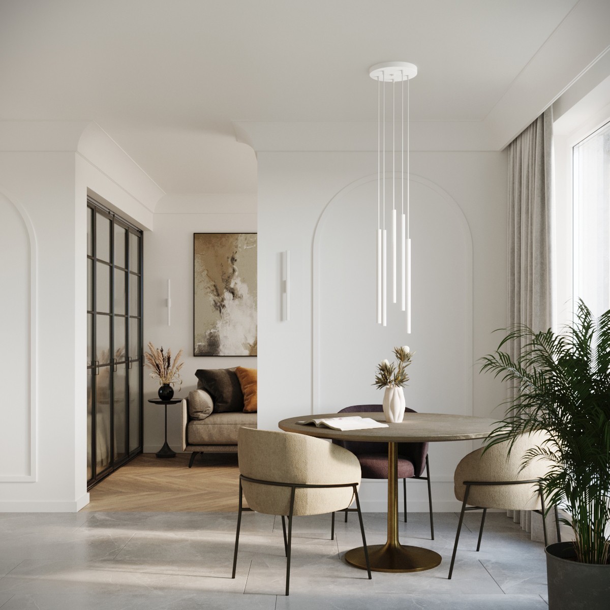 Lampa wisząca PASTELO kolor biały SOLLUX LIGHTING polska produkcja