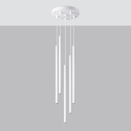 Lampa wisząca PASTELO kolor biały SOLLUX LIGHTING polska produkcja