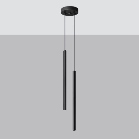 Lampa wisząca PASTELO kolor czarny SOLLUX LIGHTING polska produkcja