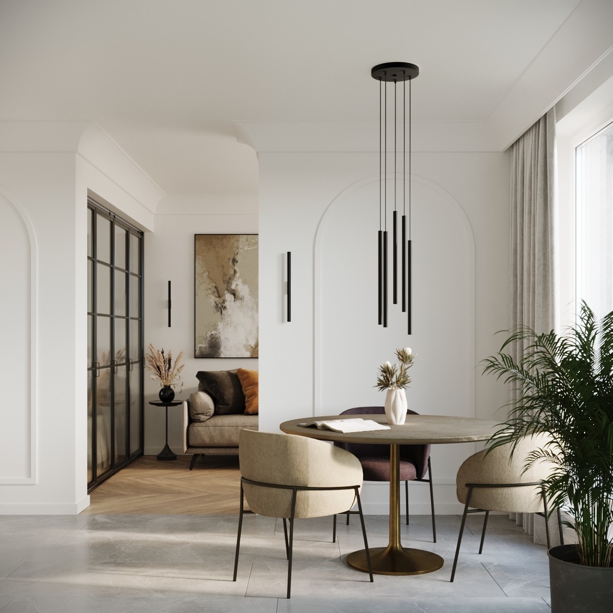 Lampa wisząca PASTELO kolor czarny SOLLUX LIGHTING polska produkcja