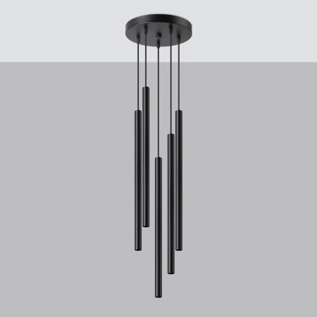 Lampa wisząca PASTELO kolor czarny SOLLUX LIGHTING polska produkcja