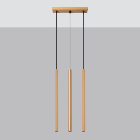 Lampa wisząca PASTELO kolor złoty SOLLUX LIGHTING polska produkcja