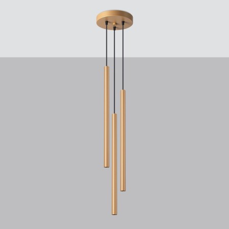 Lampa wisząca PASTELO kolor złoty SOLLUX LIGHTING polska produkcja