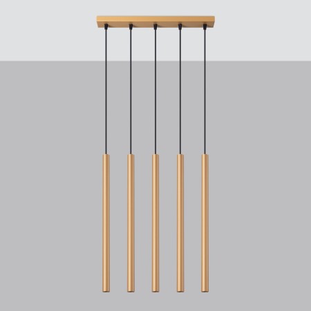 Lampa wisząca PASTELO kolor złoty SOLLUX LIGHTING polska produkcja