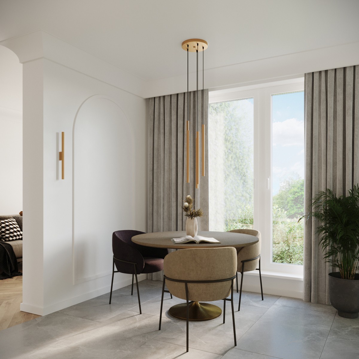 Kinkiet PASTELO kolor złoty SOLLUX LIGHTING polska produkcja