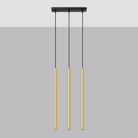 Lampa wisząca PASTELO kolor złoty SOLLUX LIGHTING polska produkcja