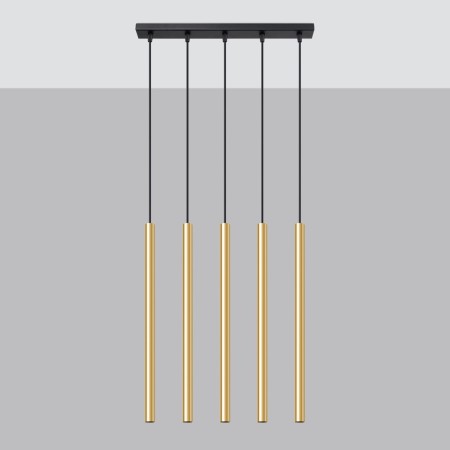 Lampa wisząca PASTELO kolor złoty SOLLUX LIGHTING polska produkcja