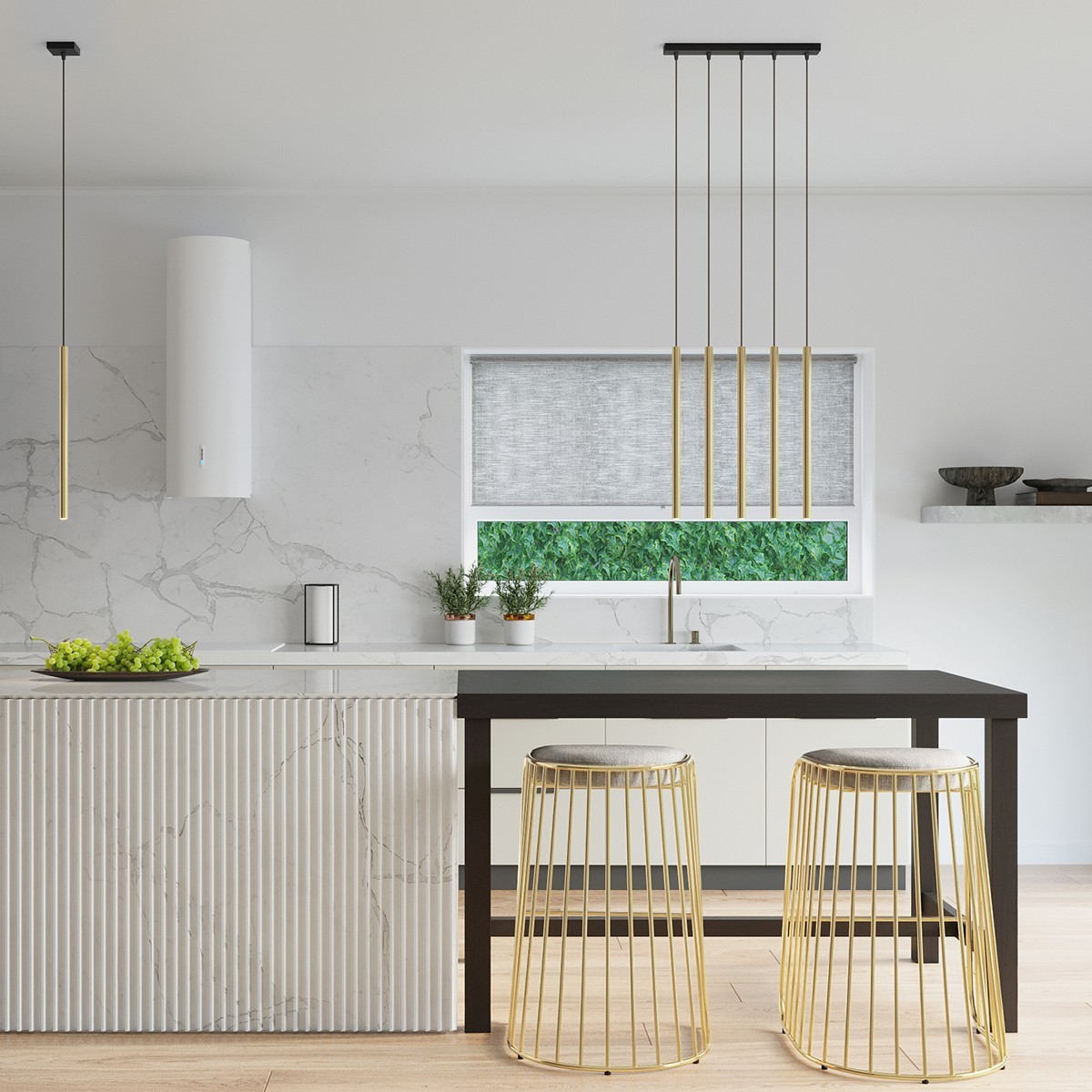 Lampa wisząca PASTELO kolor złoty SOLLUX LIGHTING polska produkcja