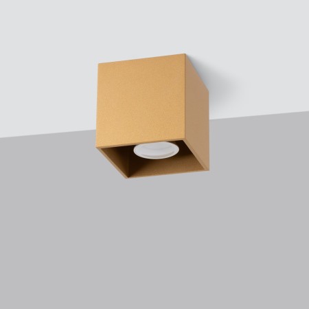 Plafon QUAD kolor złoty SOLLUX LIGHTING polska produkcja