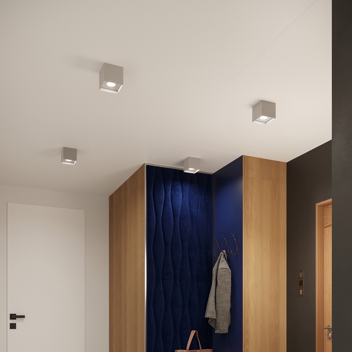 Plafon HATI kolor szary SOLLUX LIGHTING polska produkcja