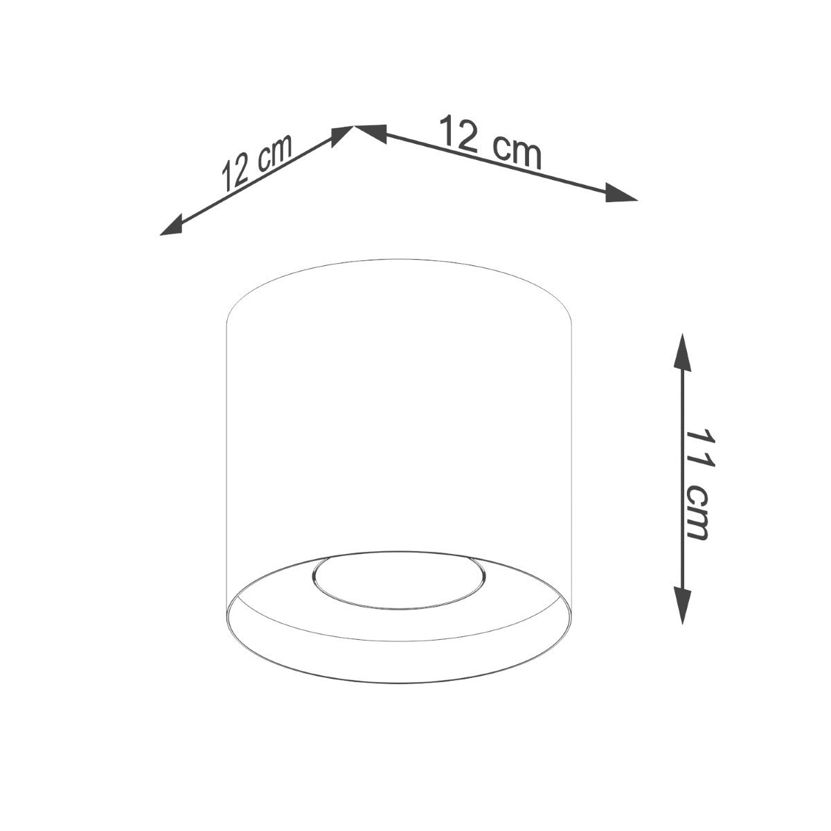 Plafon MIKA kolor złoty SOLLUX LIGHTING polska produkcja