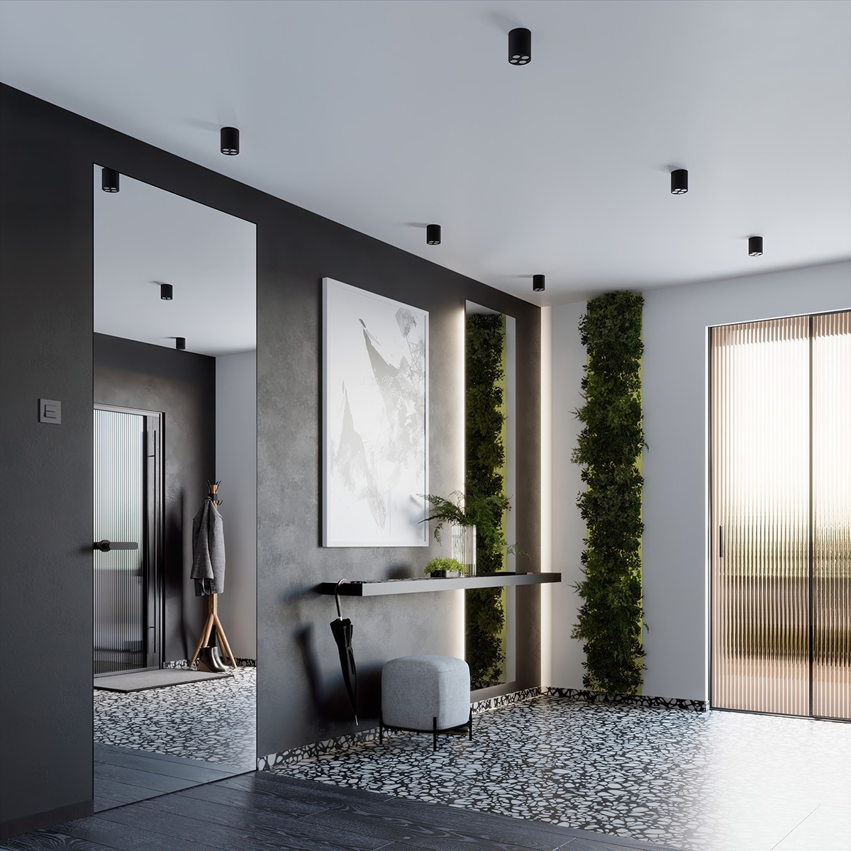 Plafon ZOE kolor czarny SOLLUX LIGHTING polska produkcja