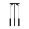 Lampa wisząca RING kolor czarny SOLLUX LIGHTING polska produkcja