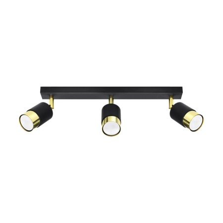 Plafon NERO kolor czarny / złoty SOLLUX LIGHTING polska produkcja