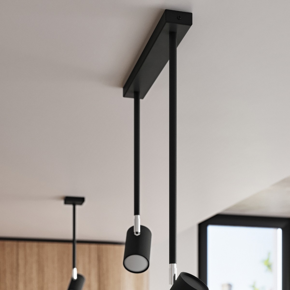 Plafon NORANO kolor czarny SOLLUX LIGHTING polska produkcja