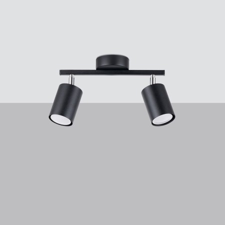 Plafon LEMMI kolor czarny SOLLUX LIGHTING polska produkcja