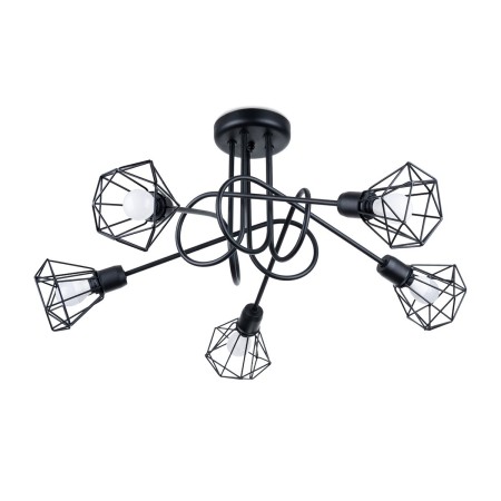Żyrandol ARTEMIS kolor czarny SOLLUX LIGHTING polska produkcja