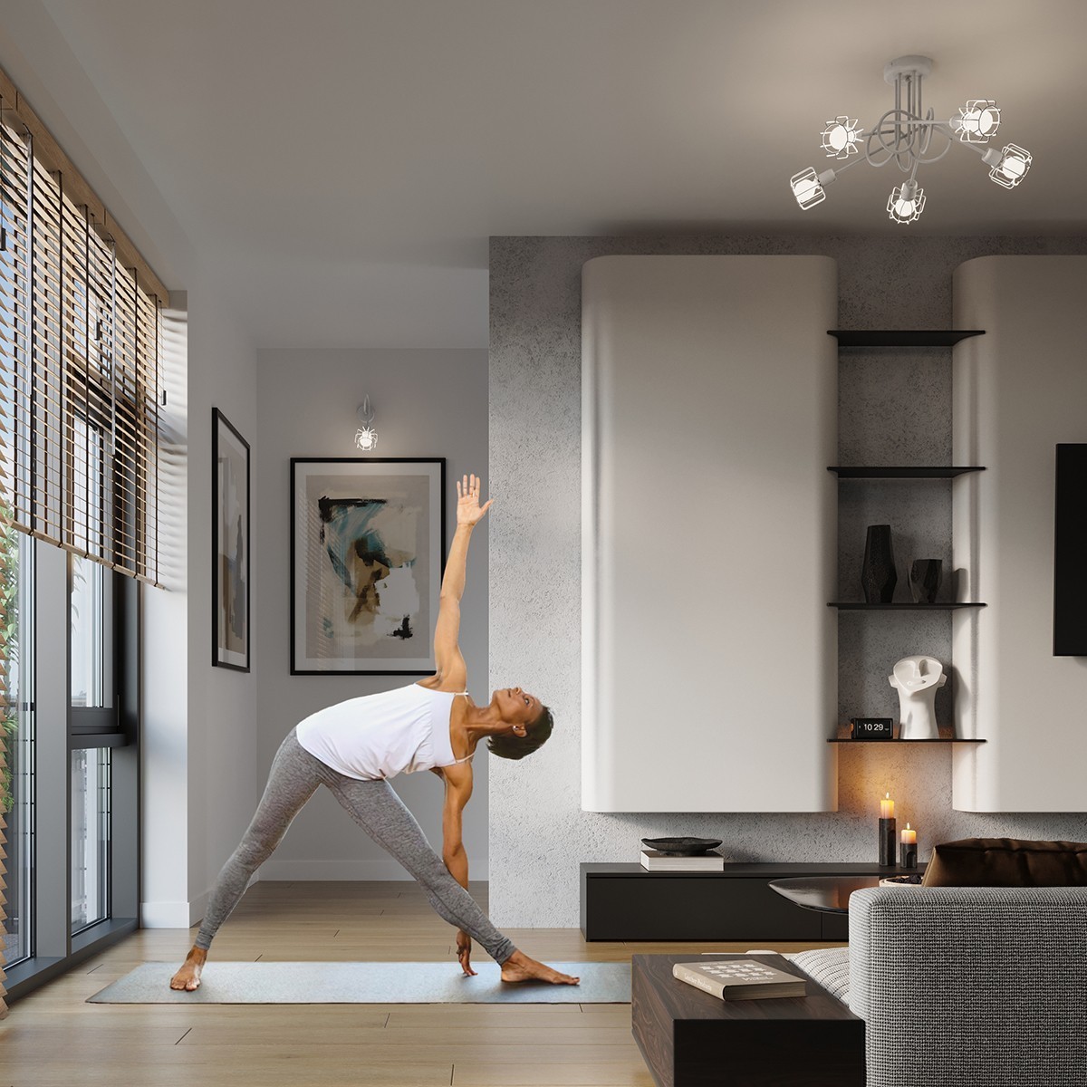 Plafon BELUCI kolor biały SOLLUX LIGHTING polska produkcja