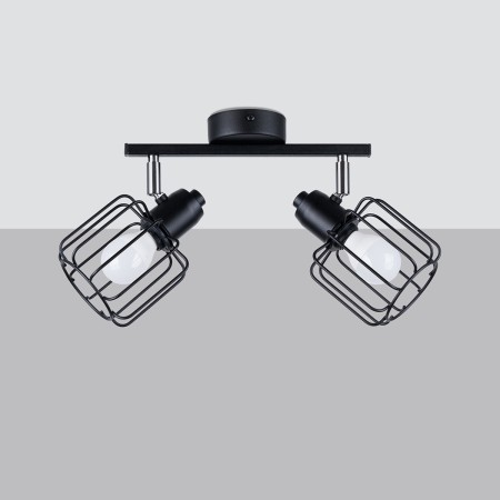 Plafon BELUCI kolor czarny SOLLUX LIGHTING polska produkcja