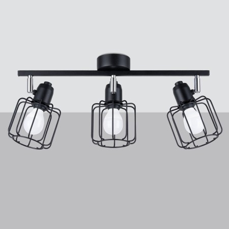 Plafon BELUCI kolor czarny SOLLUX LIGHTING polska produkcja