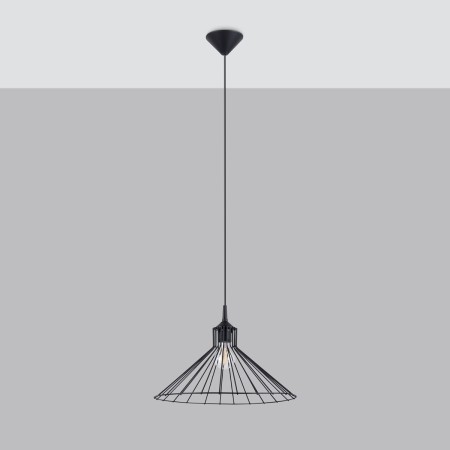 Lampa wisząca EDA kolor czarny SOLLUX LIGHTING polska produkcja