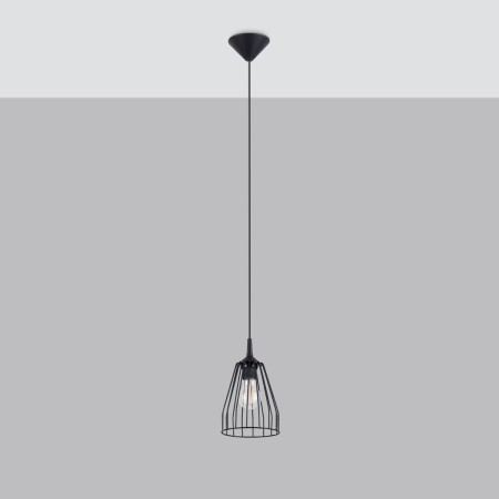 Lampa wisząca LEYO kolor czarny SOLLUX LIGHTING polska produkcja