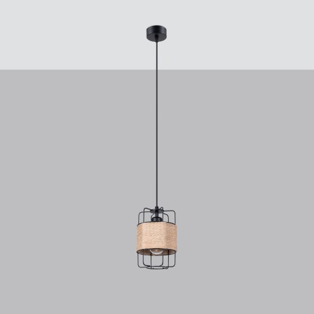 Lampa wisząca GIZUR kolor czarny SOLLUX LIGHTING polska produkcja