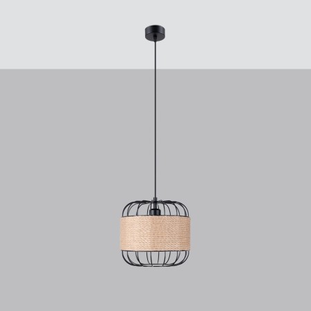 Lampa wisząca FOST kolor czarny SOLLUX LIGHTING polska produkcja
