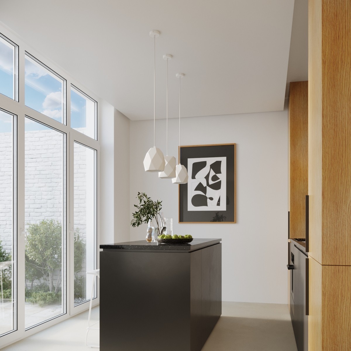 Lampa wisząca GOBI kolor biały SOLLUX LIGHTING polska produkcja