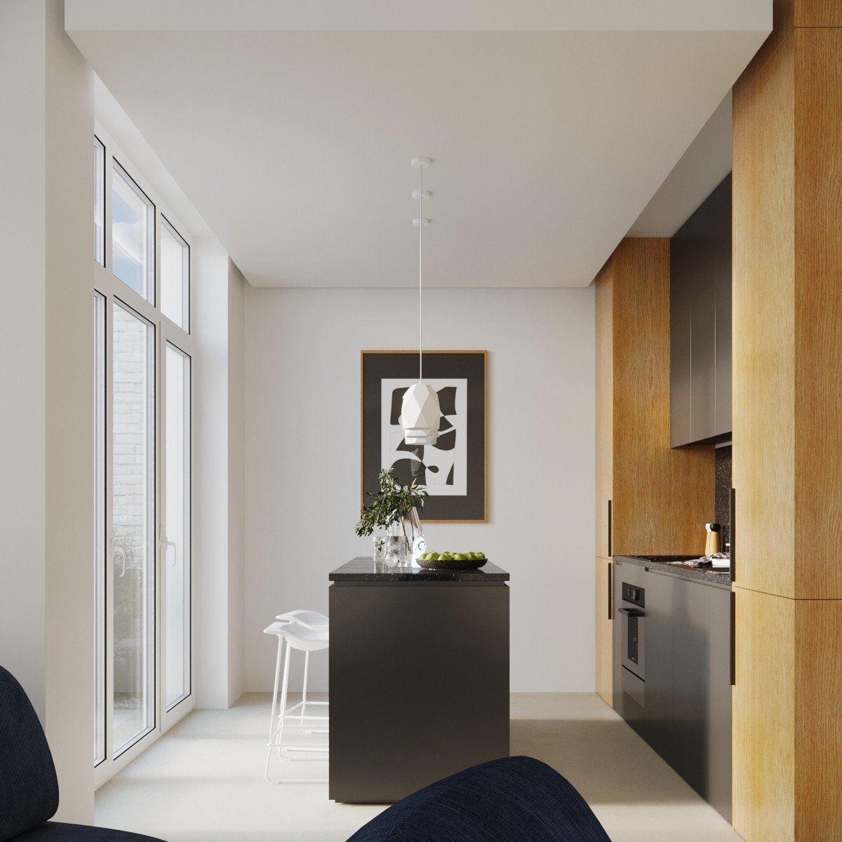 Lampa wisząca GOBI kolor biały SOLLUX LIGHTING polska produkcja