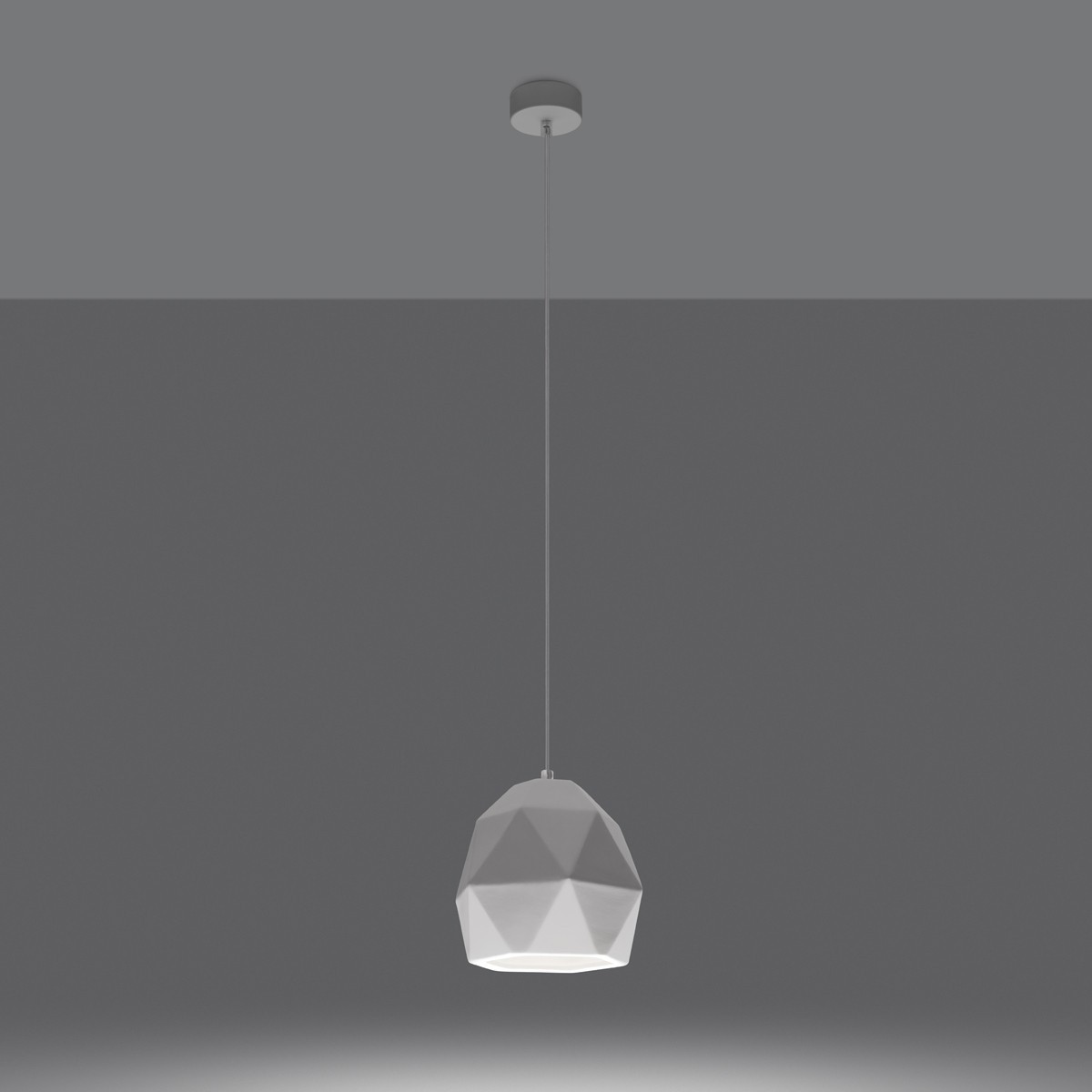 Lampa wisząca MINT kolor biały SOLLUX LIGHTING polska produkcja