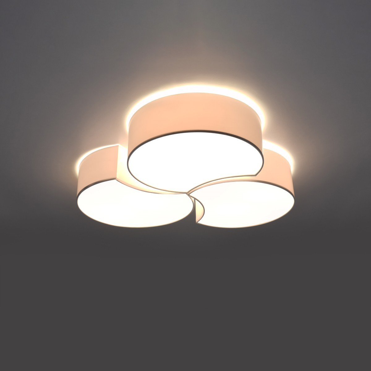 Plafon CIRCLE kolor biały SOLLUX LIGHTING polska produkcja