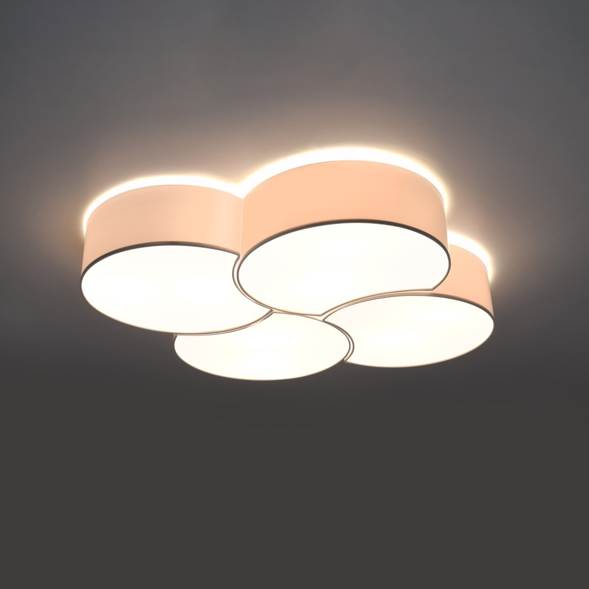Plafon CIRCLE kolor biały SOLLUX LIGHTING polska produkcja