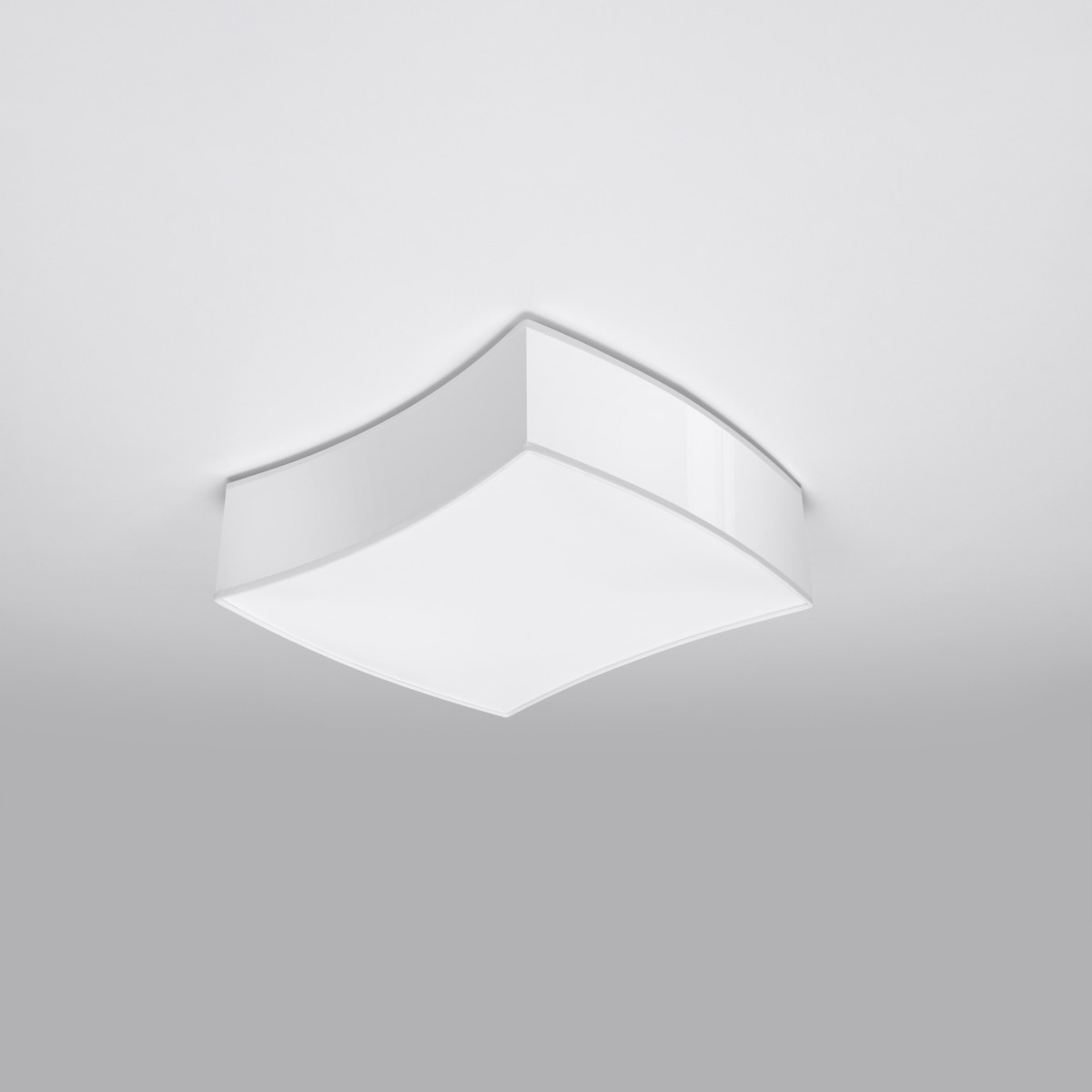 Plafon SQUARE kolor biały SOLLUX LIGHTING polska produkcja