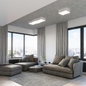 Plafon SQUARE kolor biały SOLLUX LIGHTING polska produkcja