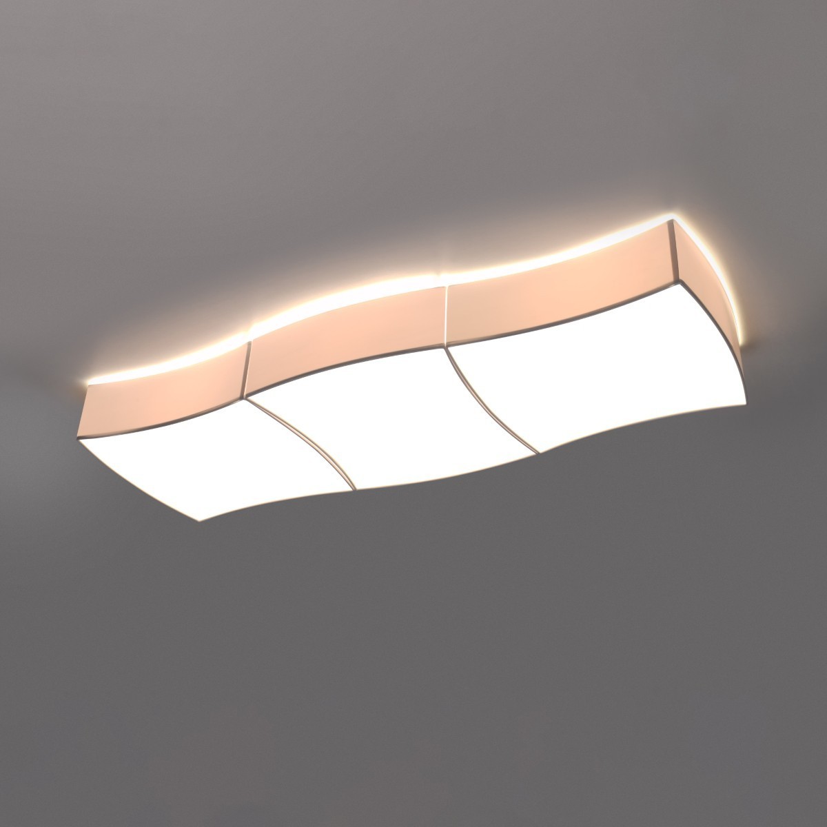 Plafon SQUARE kolor biały SOLLUX LIGHTING polska produkcja