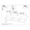 Plafon SQUARE kolor biały SOLLUX LIGHTING polska produkcja