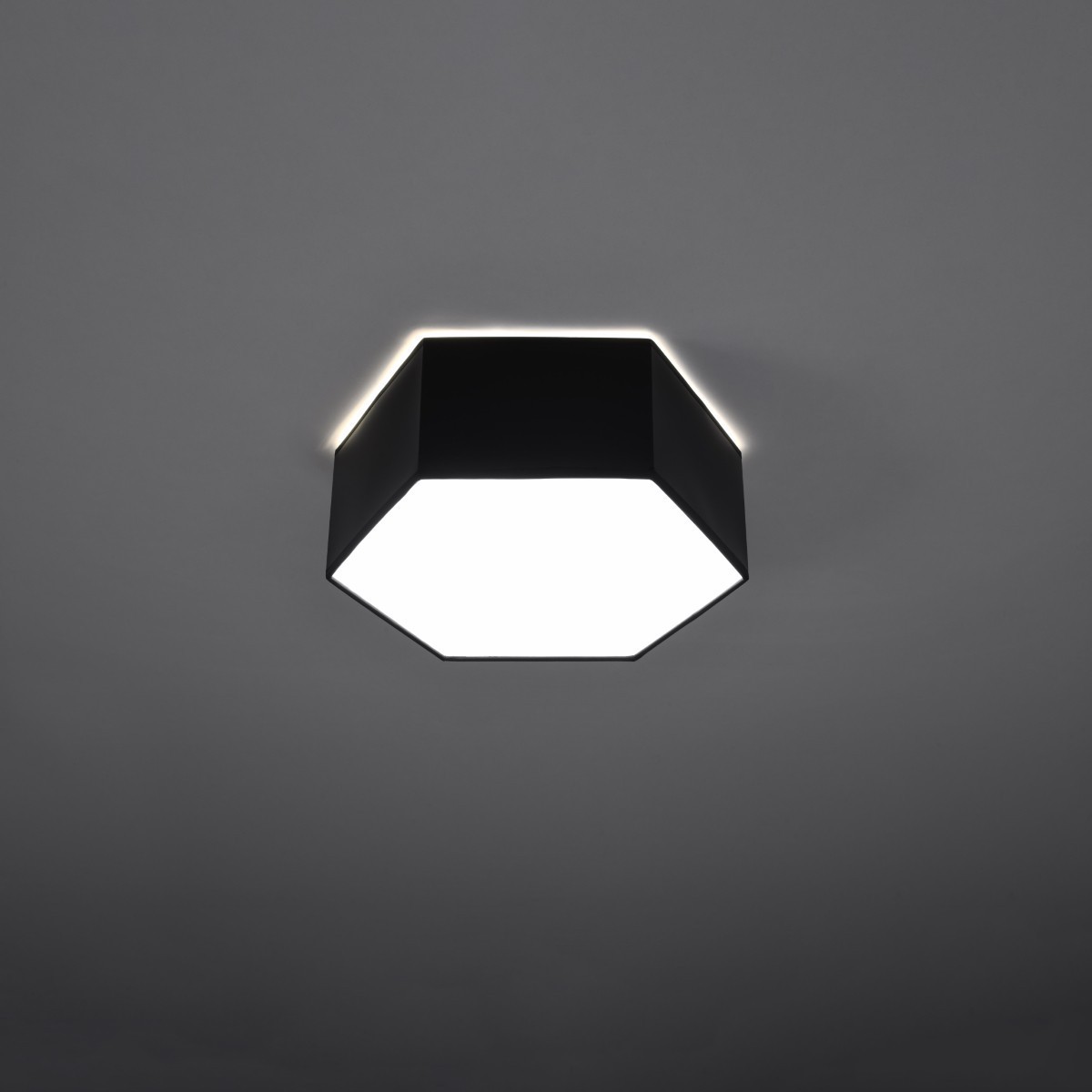 Plafon SUNDE kolor czarny SOLLUX LIGHTING polska produkcja