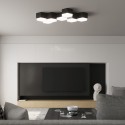 Plafon SUNDE kolor czarny SOLLUX LIGHTING polska produkcja