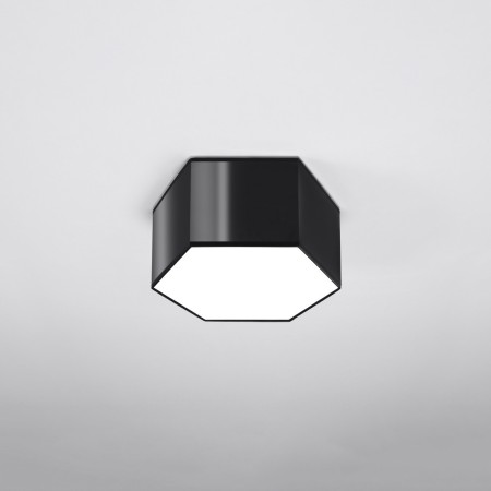 Plafon SUNDE kolor czarny SOLLUX LIGHTING polska produkcja