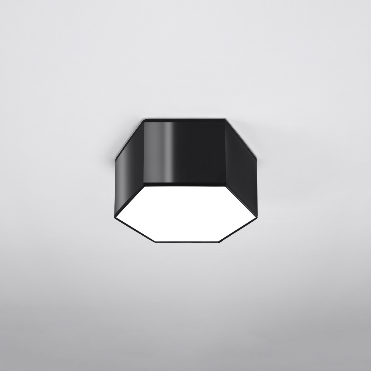 Plafon SUNDE kolor czarny SOLLUX LIGHTING polska produkcja