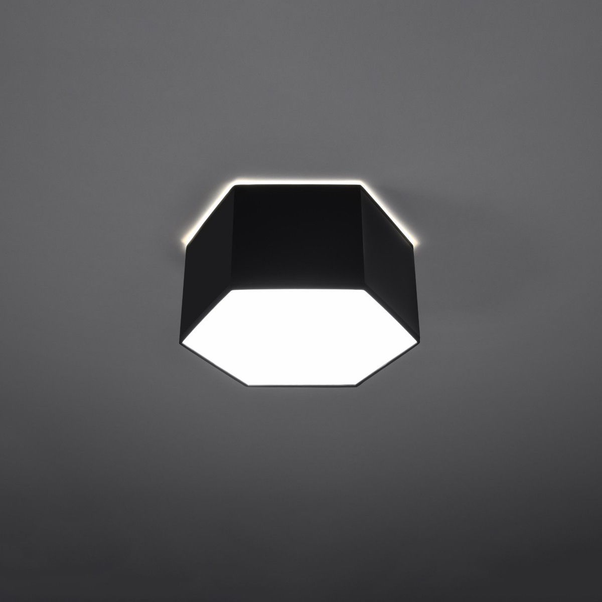 Plafon SUNDE kolor czarny SOLLUX LIGHTING polska produkcja