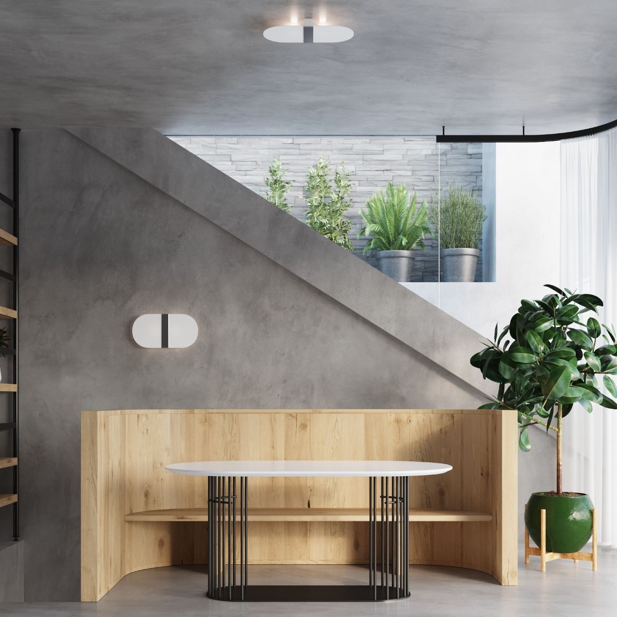 Plafon SALIA kolor chrom SOLLUX LIGHTING polska produkcja