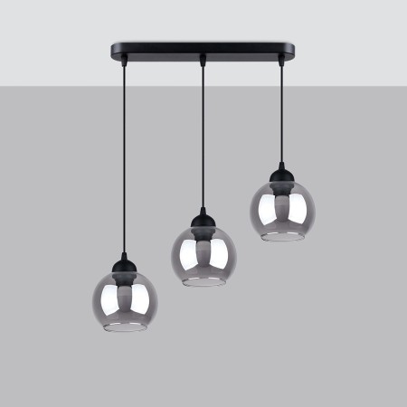 Lampa wisząca ALINO kolor czarny SOLLUX LIGHTING polska produkcja