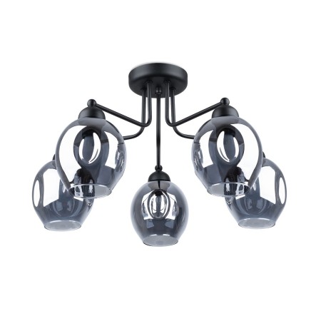 Żyrandol FILLAN kolor czarny SOLLUX LIGHTING polska produkcja