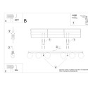 Plafon YOLI kolor biały SOLLUX LIGHTING polska produkcja