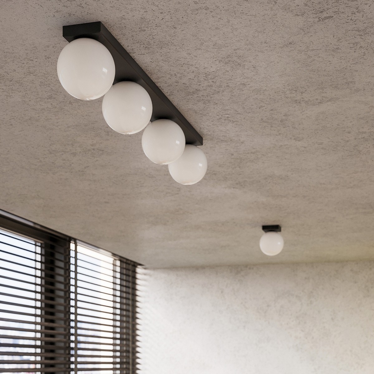 Plafon YOLI kolor czarny SOLLUX LIGHTING polska produkcja