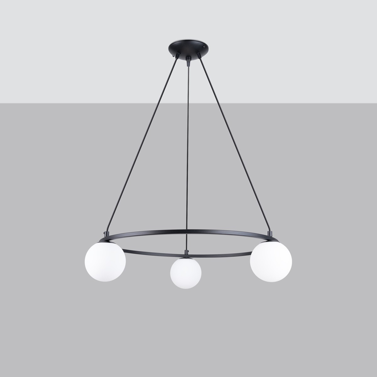 Żyrandol YOLI kolor czarny SOLLUX LIGHTING polska produkcja