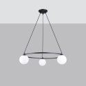 Żyrandol YOLI kolor czarny SOLLUX LIGHTING polska produkcja