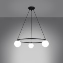 Żyrandol YOLI kolor czarny SOLLUX LIGHTING polska produkcja